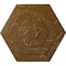 Ekena Millwork Woodruff Ceiling Medallion, Hand-Painted Smokey Topaz Crackle, 23 1/4"OD x 7/8"P CM23WFSTC - alternate 1